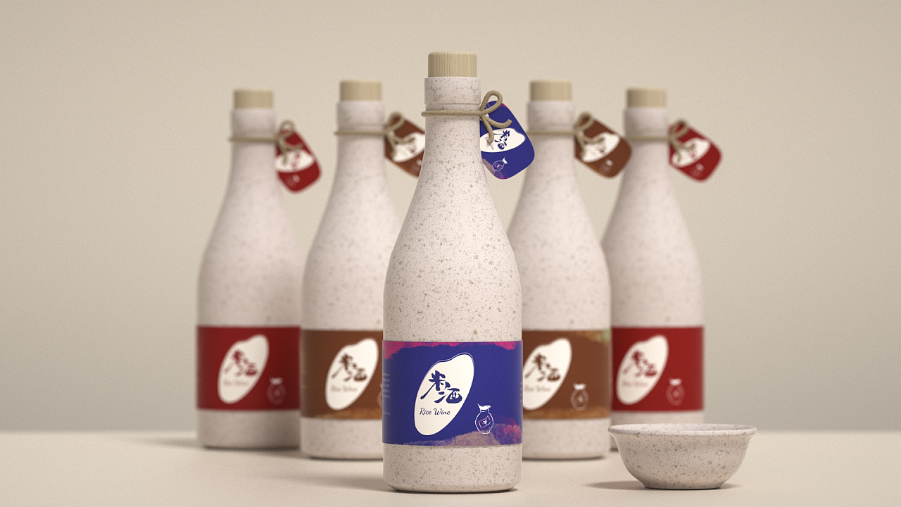 米酒包装设计