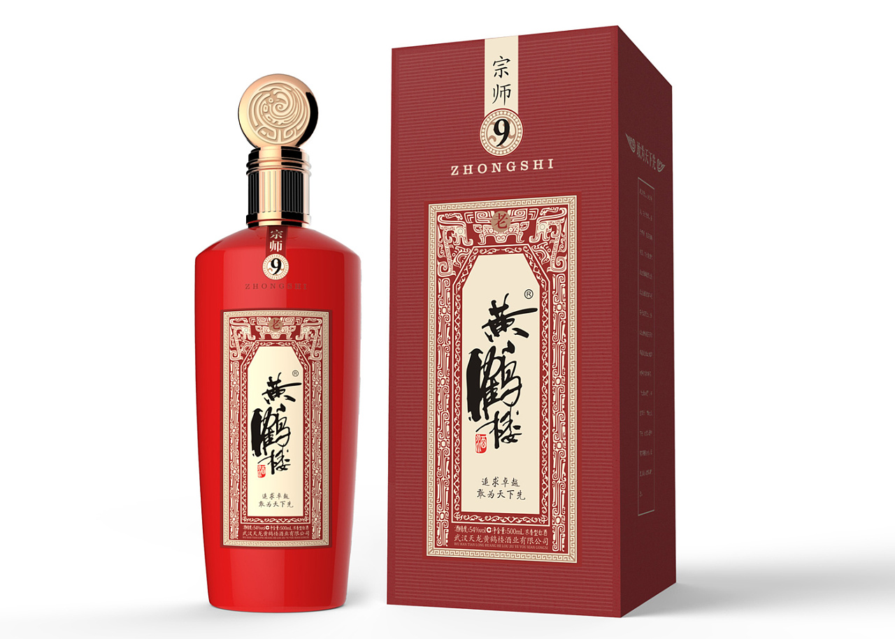 黄鹤楼白酒包装设计