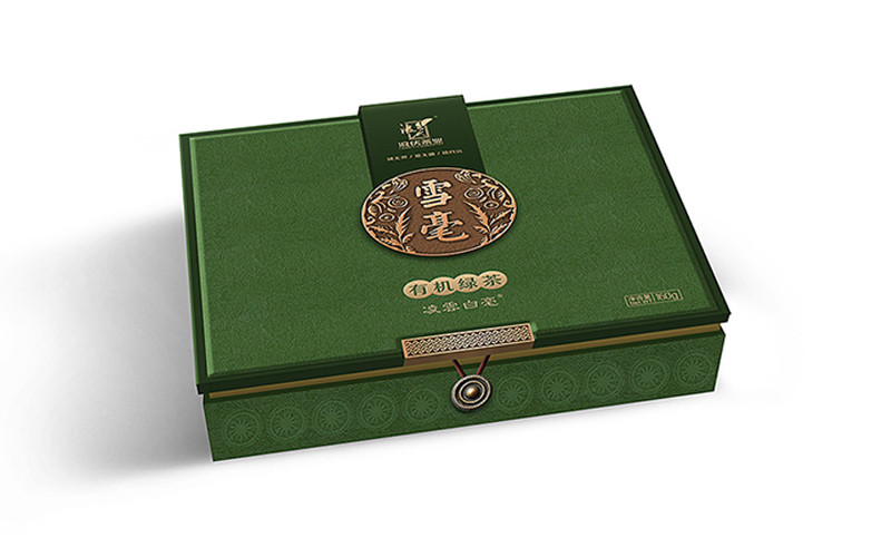 精装茶叶包装盒，创意盒型中国风设计
