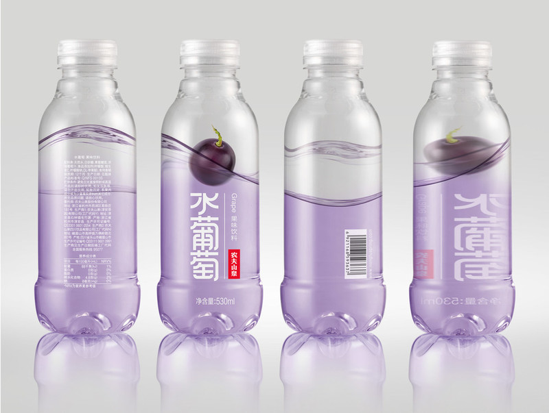 水荔枝瓶包装设计-