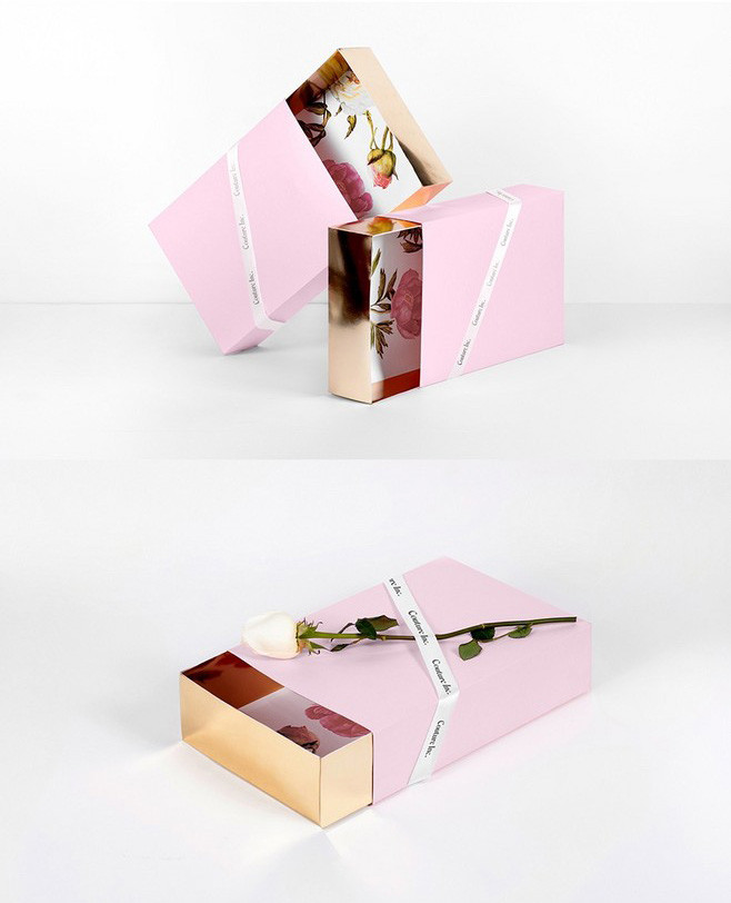 粉色服饰包装盒