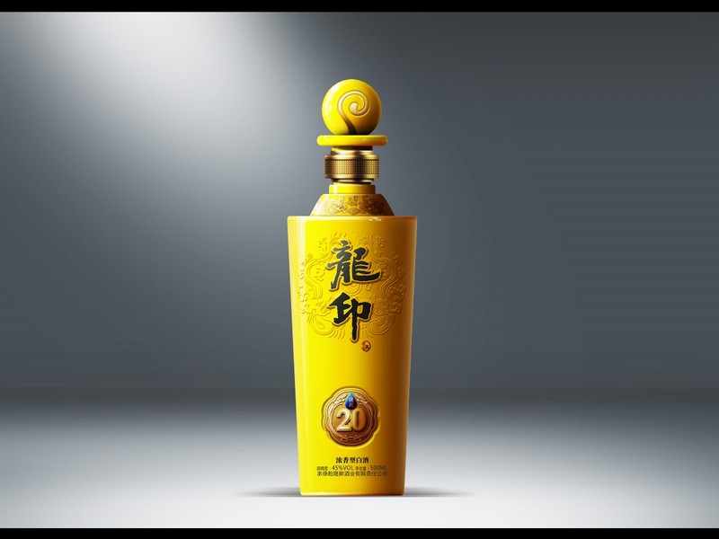 白酒包装设计-板城龙印