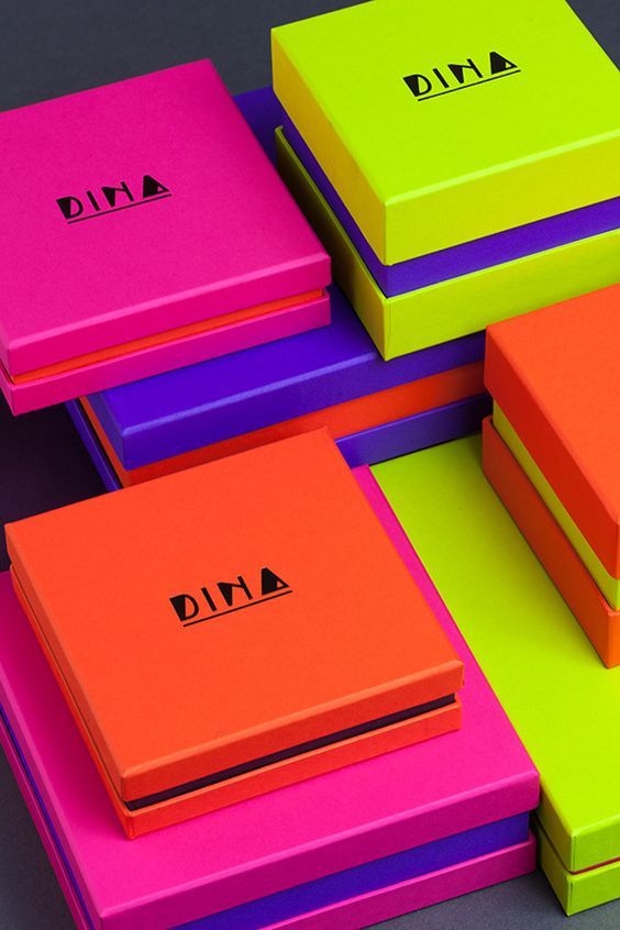 DINA彩色饰品包装盒