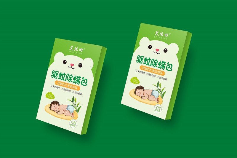 儿童驱蚊除螨包装设计