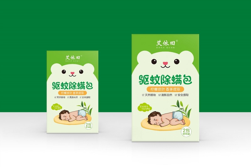 儿童驱蚊除螨包装设计