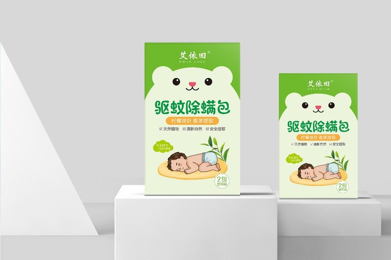 儿童驱蚊除螨包装设计