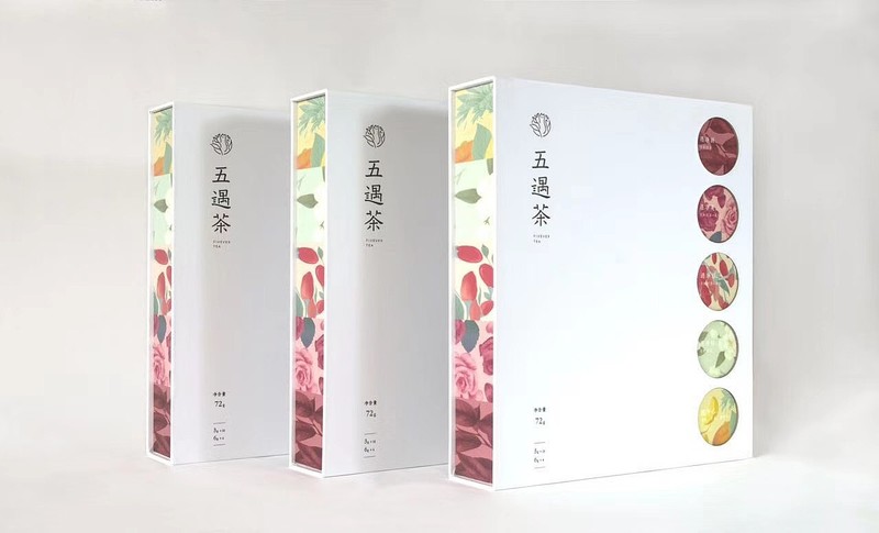 创意花茶礼盒包装设计定制，高档时尚年轻人的选择