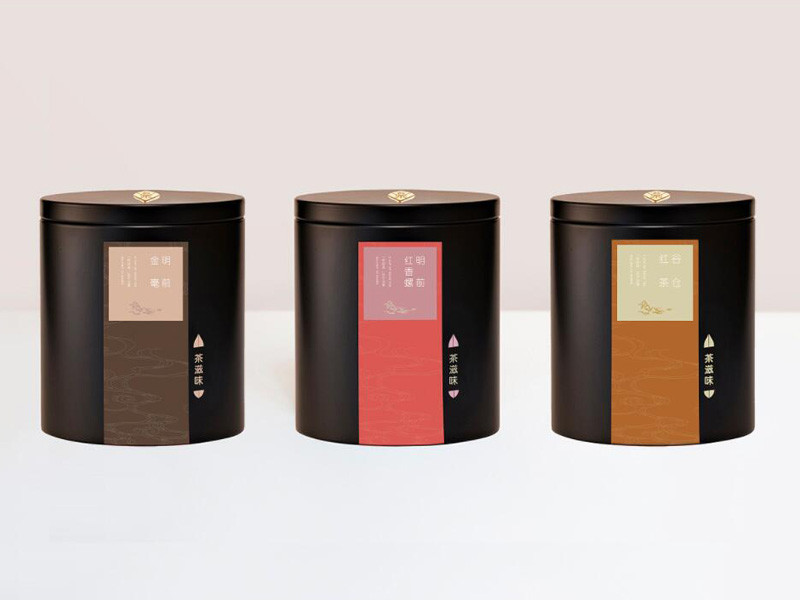 黑色高端红茶礼盒包装设计定制|企业礼盒包装