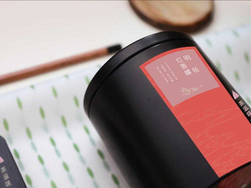 黑色高端红茶礼盒包装设计定制|企业礼盒包装