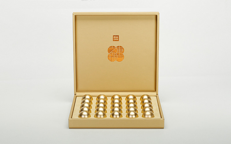 箱式茶叶礼盒包装设计制作，创意盒型简约设计风
