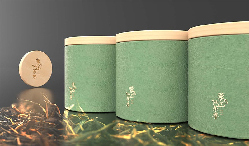 精致圆筒茶叶礼盒包装|纸罐装快消茶叶包装定制
