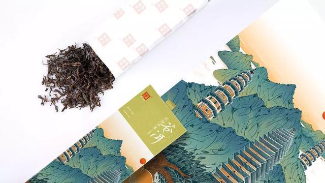 插画风精致年轻化普洱茶礼盒包装设计制作