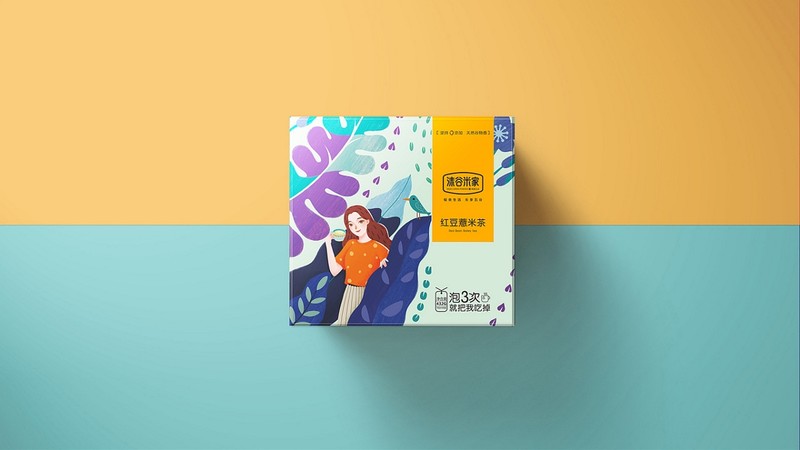 「沫谷米家谷茶」 系列包装设计
