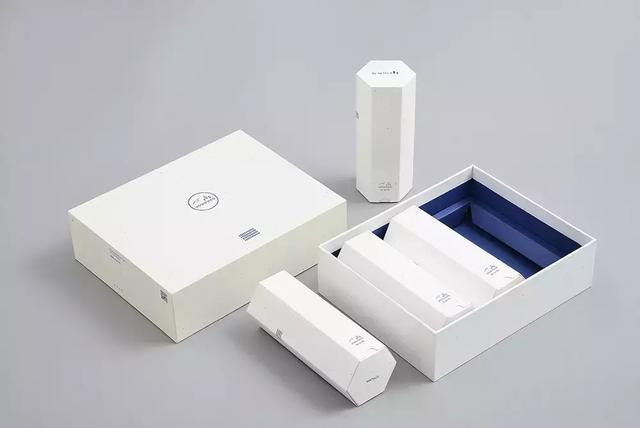 白色简约现代茶叶礼盒包装设计定制