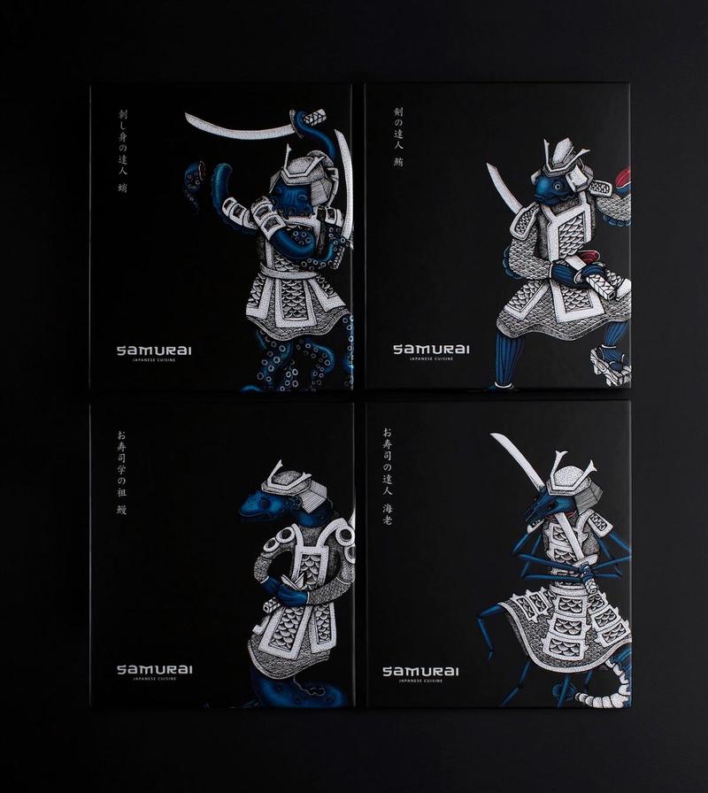 日本Samurai Japanese Cuisine茶包装设计欣赏 | 摩尼视觉
