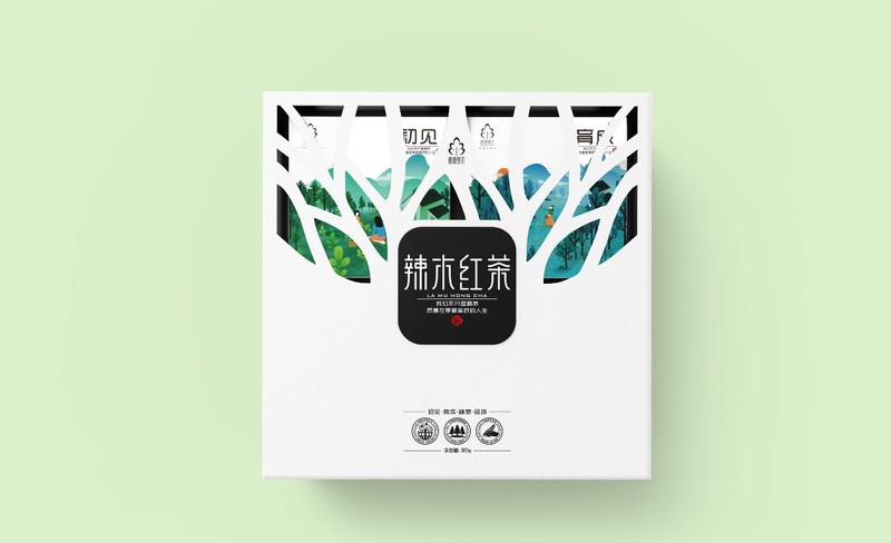 辣木花茶包装设计