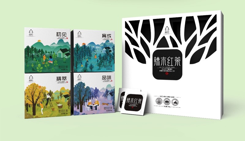 辣木花茶包装设计