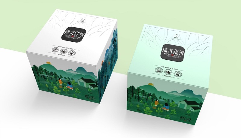 辣木花茶包装设计