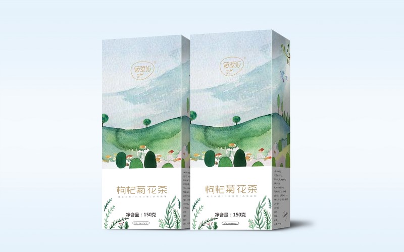 花草茶包装设计／产品包装／纸盒包装