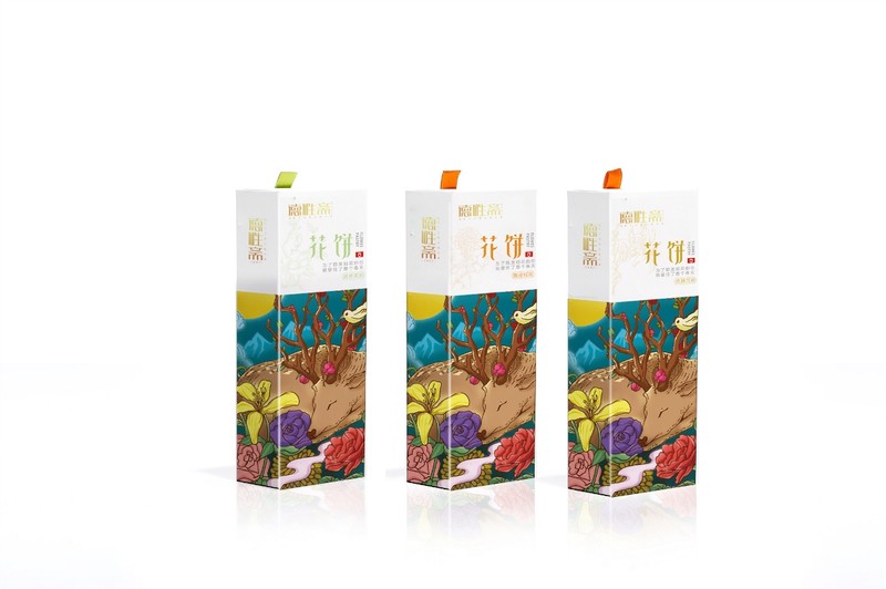 -德胜斋品牌设计-花饼包装设计