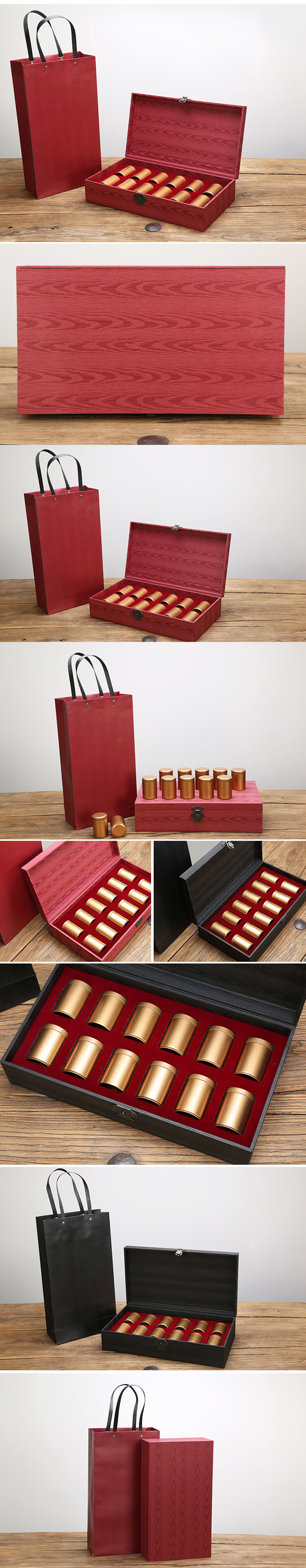 茶叶礼盒木盒包装设计