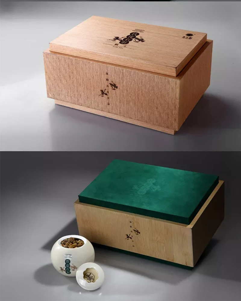 茶叶铁皮石斛礼盒木盒设计