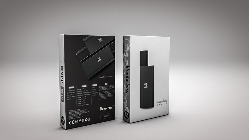 Blunderbuss • 火器电子烟——扁烟包装设计