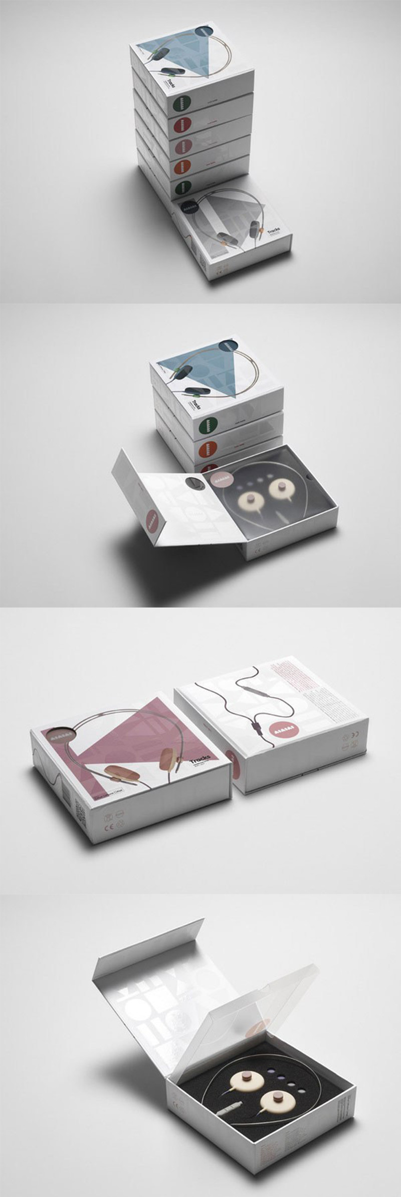 电子产品耳机包装盒设计