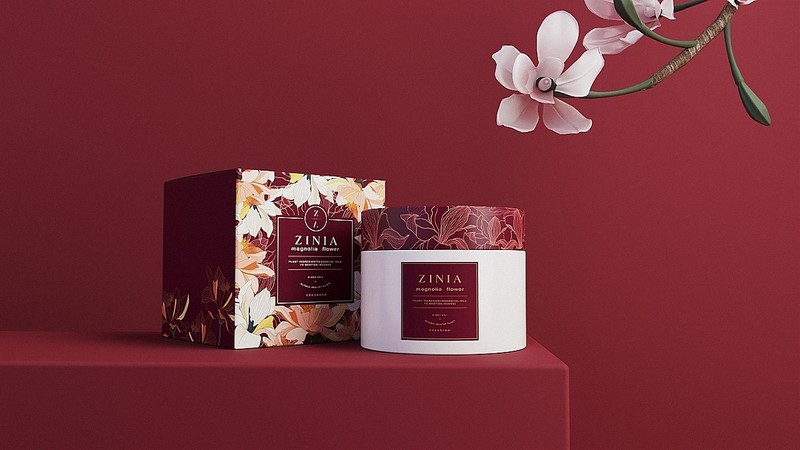 《ZINIA》化妆品牌&产品包装设计
