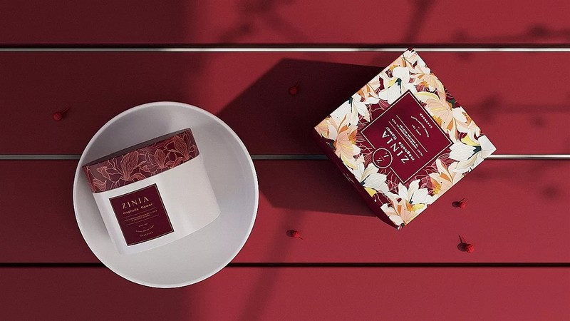 《ZINIA》化妆品牌&产品包装设计