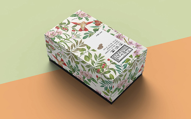 阿胶礼盒包装设计定制，保健品精装盒