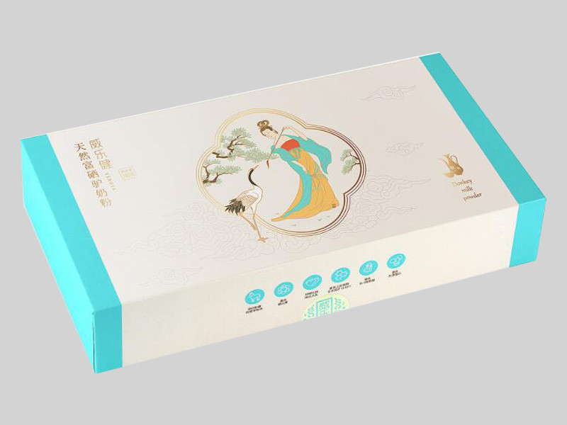 天然富硒驴奶粉礼盒包装设计定制