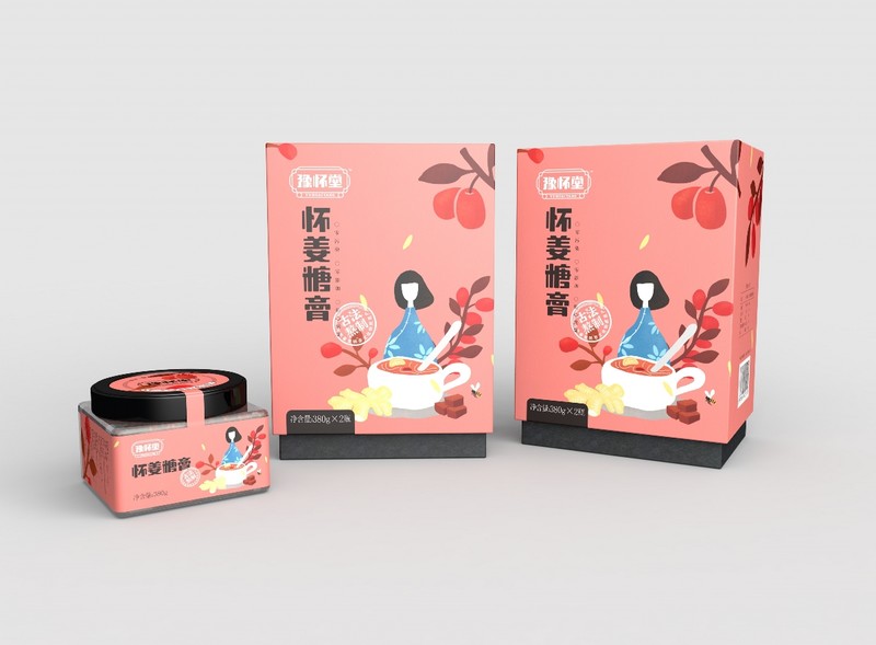 豫怀堂怀姜糖膏品牌包装形象设计