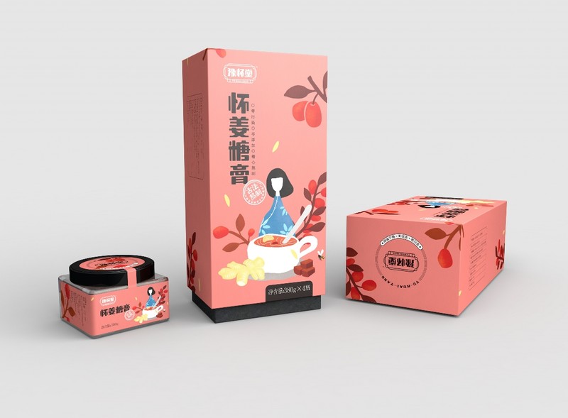 豫怀堂怀姜糖膏品牌包装形象设计