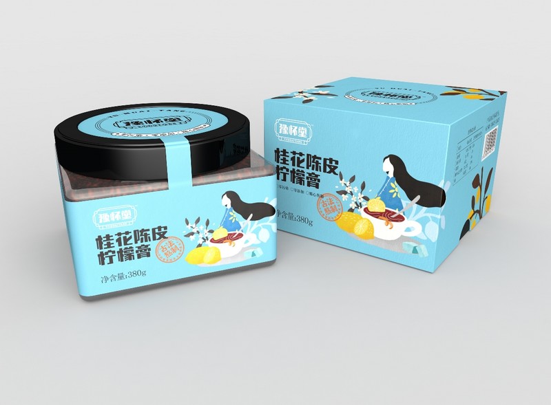 豫怀堂怀姜糖膏品牌包装形象设计