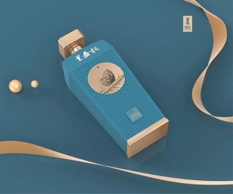 感受下精装白酒礼盒包装的美，创意酒瓶设计