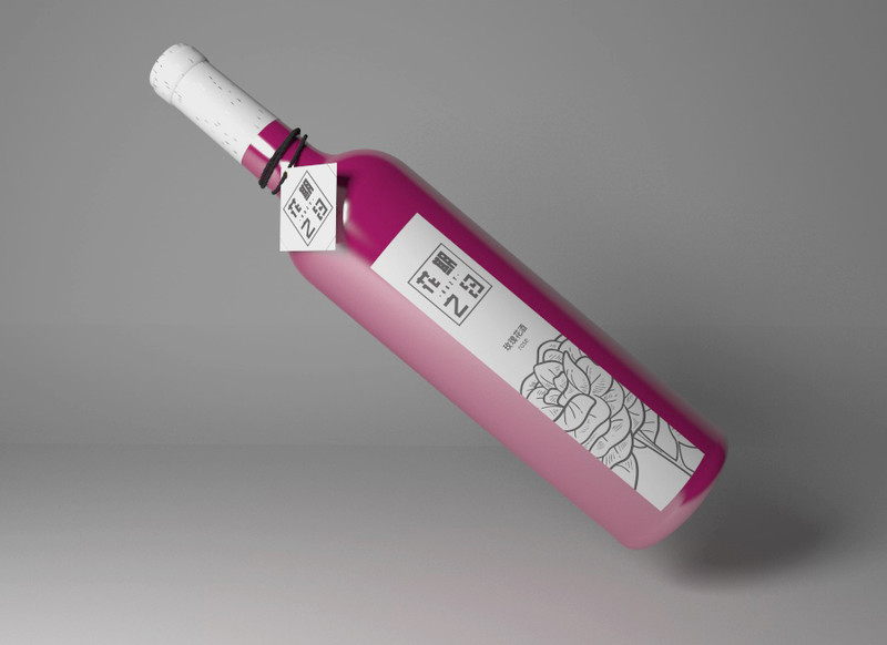 玫瑰酒品牌包装设计