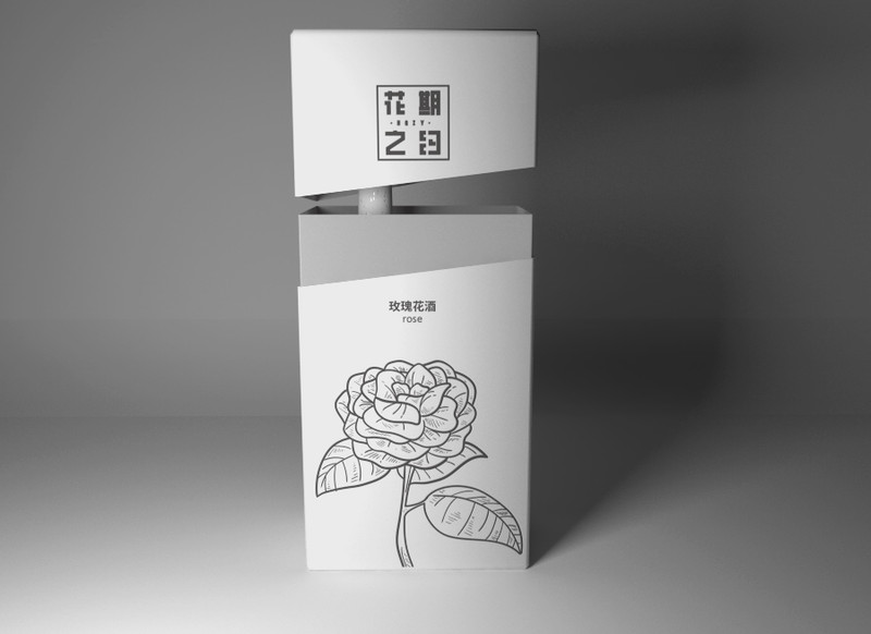 玫瑰酒品牌包装设计