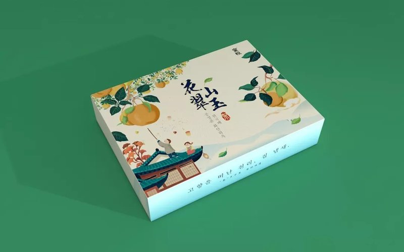 水果礼盒包装设计定制|梨子精装盒制作