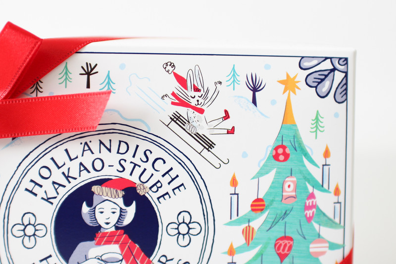 欧式圣诞风坚果礼盒|零食大礼包包装