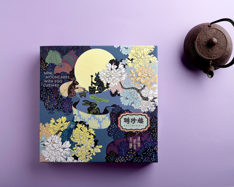 童话般的插画/高完成度的印刷工艺的五仁月饼包装