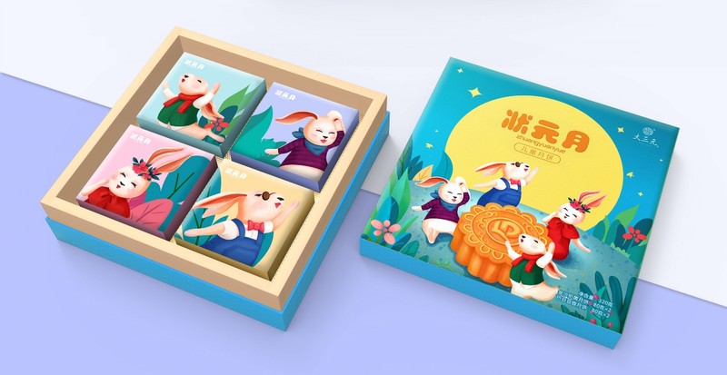 大三元月饼包装设计