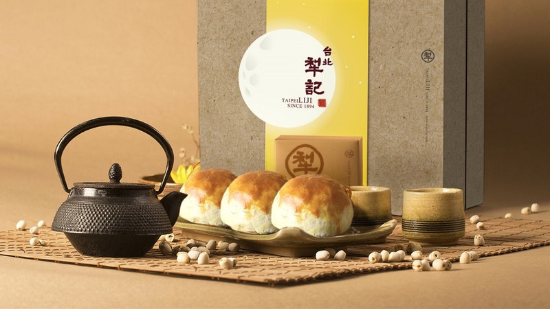 百年品牌台北犂记月饼包装设计【皓月吉祥系列】 