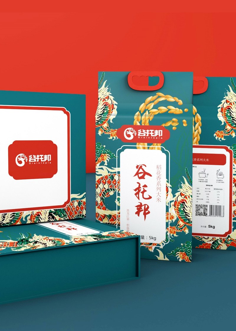 谷托邦大米包装