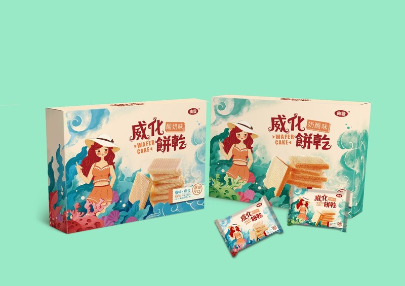 臺灣尚發-威化餅乾系列包装