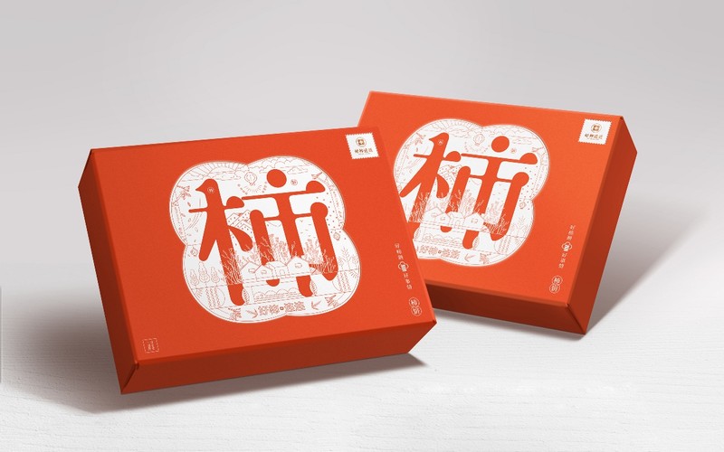 好柿连连农副产品柿饼包装设计-厚启设计