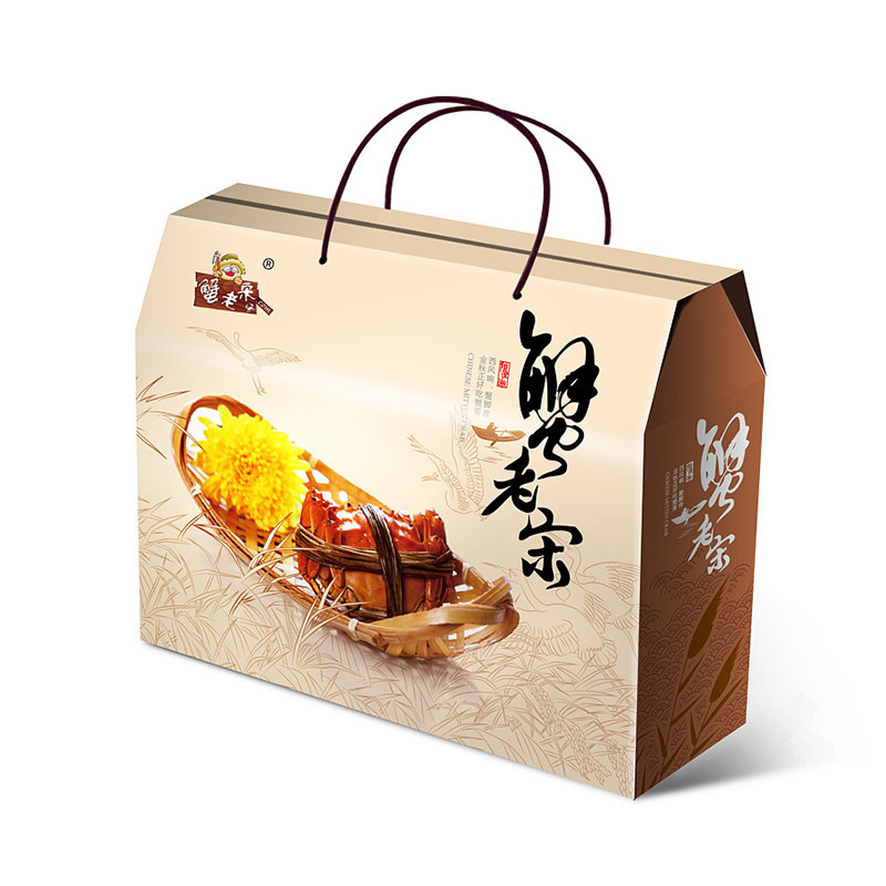 礼品盒大闸蟹礼盒厂家制作