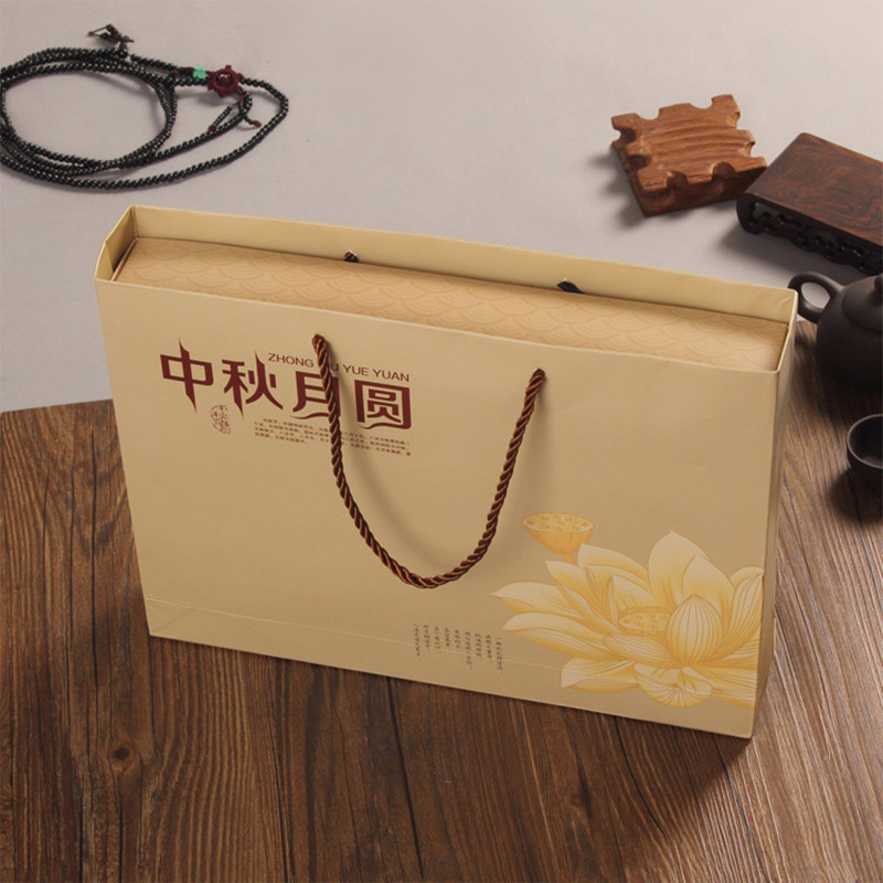 中秋月圆月饼礼盒设计定制