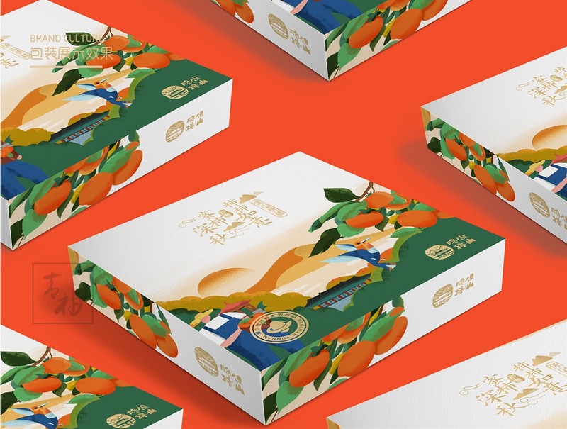 云南脆柿品牌策划包装设计-青柚设计
