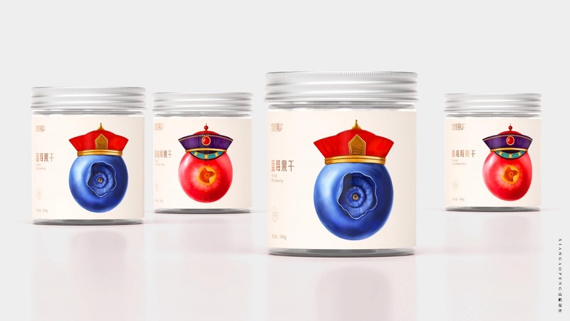 高鹏设计——水果果干食品包装设计